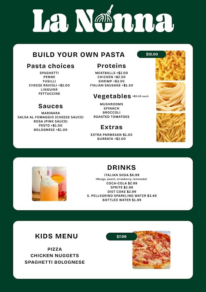 La Nonna Italian Food Menu image 3